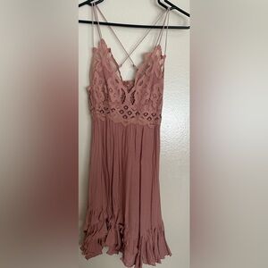 FP One Adella Slip Dress in Rose